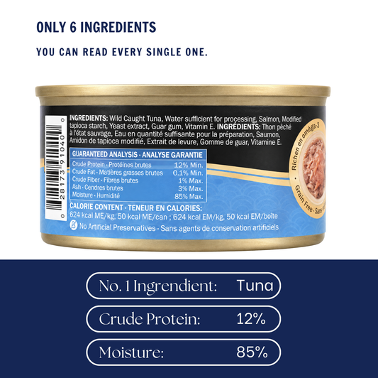 Tuna with Salmon in Gravy - 80g (2.8oz)
